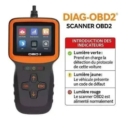Voyants LED du boîtier Diag-OBD2 Version 2